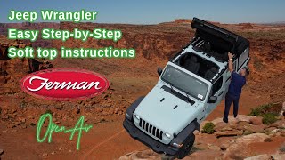 Mastering the 2024 Jeep Wrangler Soft Top StepbyStep Guide [upl. by Adnilreh976]