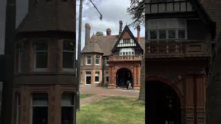 Outside facade of Wardown House I’m Wardown Park Grade 2 listed building which houses the museum [upl. by Ahsetel]