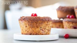 Cranberry Muffins  Low Carb  Keto Diet [upl. by Ingold409]