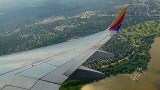 4K – Full Flight – Southwest Airlines – Boeing 7377H4 – DCAMCI – N451WN – WN401 – IFS Ep 780 [upl. by Leimaj]