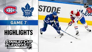 First Round Gm 7 Canadiens  Maple Leafs 53121  NHL Highlights [upl. by Chitkara]