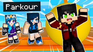 FUNNY PARKOUR in Minecraft [upl. by Chadburn]