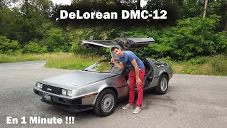 DeLorean DMC12 Retour vers le Futur en 1 min [upl. by Hank49]