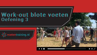 Workout op blote voeten  oefening 3 [upl. by Anada979]