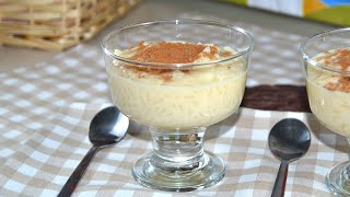 Arroz con Leche Cremoso con Leche Condensada  Postres fáciles y rápidos [upl. by Lehcer526]