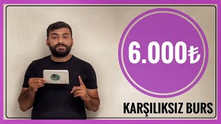 6000â‚º BURS  HANGÄ° BÃ–LÃœMLERE 6000â‚º KARÅILIKSIZ BURS VERÄ°LECEK TP OTC BURSU BURS VEREN KURUMLAR [upl. by Fishbein451]