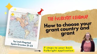 Fulbright Application Tips How to Choose Your Grant and Country to win a Fulbright [upl. by Fornof]