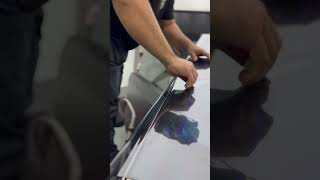 Here’s How We Tint The BIGGEST WINDSHIELD In The World [upl. by Ezar]