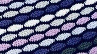 How to Crochet Brick stitch Millstone stitch easy crochet baby blanket [upl. by Enej]