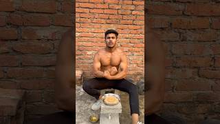 Desi Ghee ka churma🙏🕉️📿 shortvideo viralvideo shortvideo trending workout bodybuilding [upl. by Solracesoj]