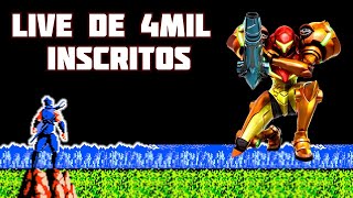 LIVE ESPECIAL de 4 MIL INSCRITOS  4 JOGOS PRA ZERAR  1 EXTRA [upl. by Lyrrad]