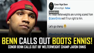 😱 CONOR BENN CALLS OUT JARON BOOTS ENNIS 😱 [upl. by Imoin]