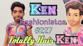 Ken Fashionistas 227 Totally Hair Ken Unboxing and Review [upl. by Beane]