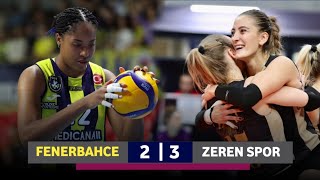 Highlight  Fenerbahce vs Zeren spor  Turky Volleyball League 202425 [upl. by Odnomra961]