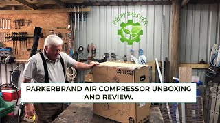 Parkerbrand 24l Air Compressor review [upl. by Sacram]