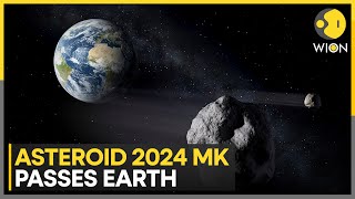 Asteroid 2024 MK passes Earth at 300000 km  Latest English News  WION [upl. by Mera]