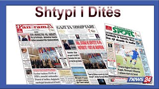 1 shkurt 2024 quotShtypi i ditesquot në News24  quotKoha për tu zgjuarquot ne studio Edvin Peçi [upl. by Nysa444]