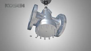 KOSEN INVERTED LUBRICATED PLUG VALVE [upl. by Muhan164]