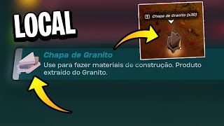 COMO ENCONTRAR CHAPA DE GRANITO NO LEGO FORTNITE [upl. by Percy]