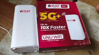 PLDT HOME WIFI 5G review  Speedtest  unboxing [upl. by Abita]