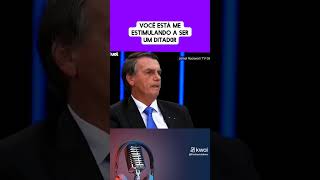 Entrevista com o Bolsonaro na última eleição presidencial do Brasil na TV Globo shorts [upl. by Hpesojnhoj]