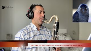 quotJackdawquot for bass clarinet and computer1995 [upl. by Ahsart]