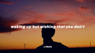 waking up but wishing that you dont is something that tiktok version lyrics  Jessie Murph  Pray [upl. by Skiest]