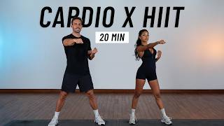 20 MIN CARDIO HIIT WORKOUT  ALL STANDING  Full Body No Equipment No Repeats [upl. by Sholeen]