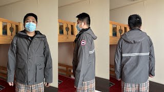 Canada Goose Lockeport Jacket Graphite Review [upl. by Evreh624]