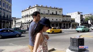 The Central Park in Havana and Classic Cars [upl. by Ettesus]