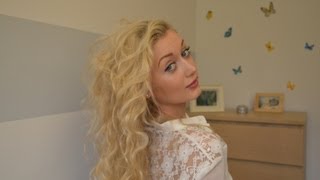 Locken ohne Hitze Tutorial  LeileiStyle [upl. by Tamma]