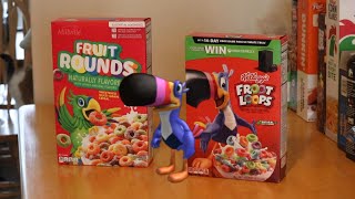 The Cereal Man Froot Loops™ VS Millville Fruit Rounds [upl. by Euqinomad]