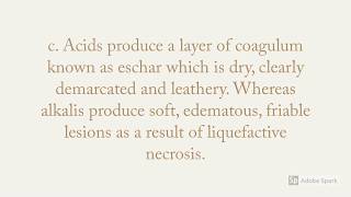 Corrosive poisons Acids vs Alkalis [upl. by Alyn]