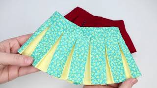 Pleats That Pop  Adding Contrast Color To Inverted Pleats [upl. by Ahseital]