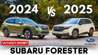 Subaru Forester 2025 vs 2024  Detailed Comparison  Which Ride [upl. by Ahsakal]