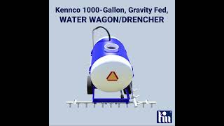 Kennco 1000gallon gravity fed water wagon [upl. by Nonie]