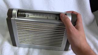 1959 RCA Globe Trotter 1T5J All Transistor Radio Made in the USA [upl. by Arihsa]