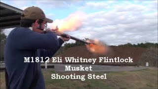 1812 Contract Musket Shooting AR500 Steel [upl. by Suolhcin695]