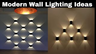 Modern Wall Lighting Ideas By Saf Creation homedecor interior [upl. by Omer]