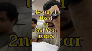 2nd year MBBS 📚 mbbs studytips books essentials medicalcollege medicalstudent [upl. by Wojcik]