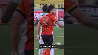 WHAT A GOAL TRISTAN BORGES 🤩  TELUS Goals Of The Month [upl. by Cowley]