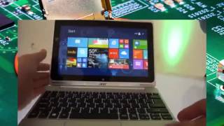 Acer Aspire Switch 10 inch Detachable 2 in 1 Touchscreen Laptop Review [upl. by Felske]