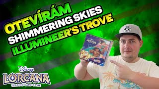 Otevírám LORCANA karty  Shimmering Skies Illumineers Trove  První unboxing karet 🤩 lorcana [upl. by Araiek]