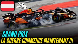 MCLAREN VS RED BULL  LA GUERRE COMMENCE MAINTENANT   RÉSUMÉ GRAND PRIX AUTRICHE [upl. by Docilla]