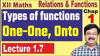 17 One One Injective onto surjective  Bijective functions Class 12 Maths chapter 1 [upl. by Airotal64]