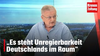 „Es steht Unregierbarkeit Deutschlands im Raum“  kronetv NACHGEFRAGT [upl. by Lacym]