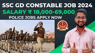 SSC GD Police Constable Jobs 2024  Police Ki Sarkari Naukari 2024 👮‍♂️ [upl. by Bronson]