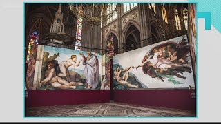 Michelangelo’s Sistine Chapel at America’s Center open through Sunday [upl. by Bowes644]