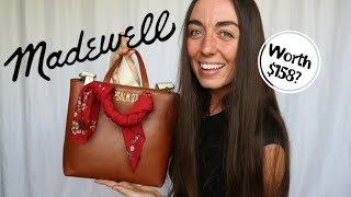 Is It Worth 158 Madewell Transport Bag Review Not Sponsored 2022 [upl. by Artcele]