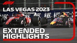 Extended Race Highlights  2023 Las Vegas Grand Prix [upl. by Elleoj]